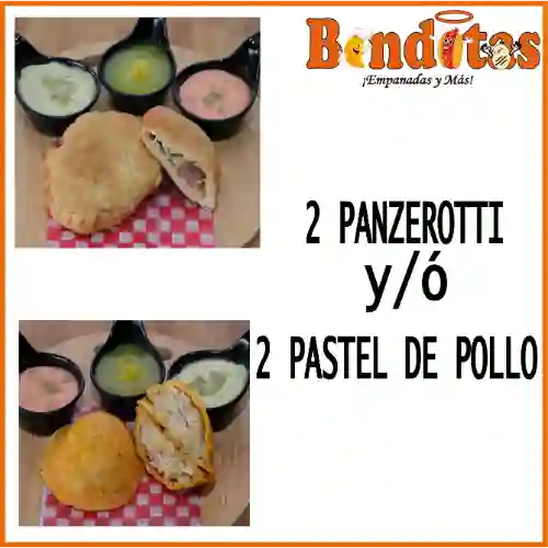 Combo X2 Pastel de Pollo Y/o Panzerotti