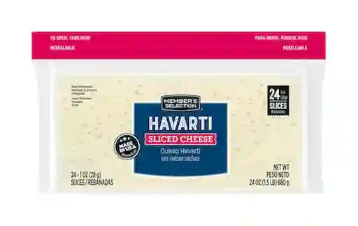 Members Selection queso havarti en rodajas