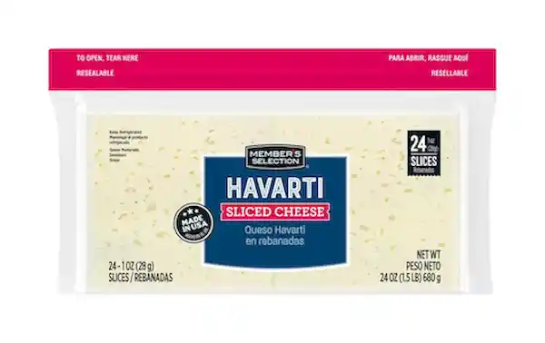 Members Selection queso havarti en rodajas