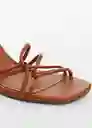 Sandalias Luan1 Cuero Talla 35 Mujer Mango