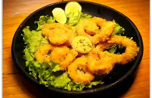 Aros y camarones
