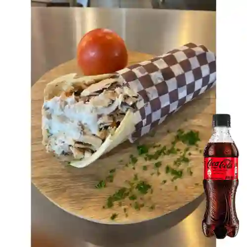 Combo Shawarma Grande + Coca Cola Sin Azúcar 400ML