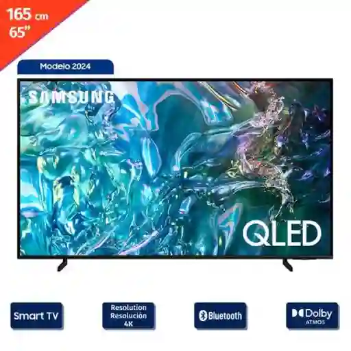 Samsung Televisor Smart 165 cm QLED 4K QN65Q60DAKXZL