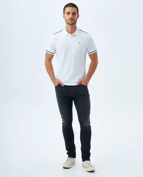 Camiseta Hombre Blanco Talla L 809f005 Americanino