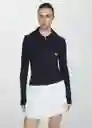 Cárdigan Serena Navy Talla M Mujer Mango