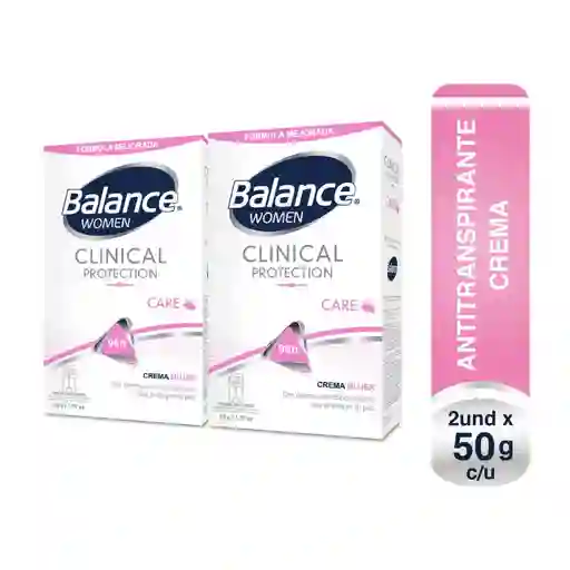 Balance Antitranspirante Clinical Protection Care en Crema