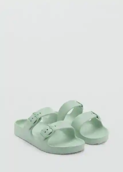 Chancla Pauv Verde Pastel Talla 31 Niñas Mango