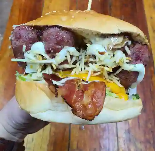 Hamburguesa Suiza Papas