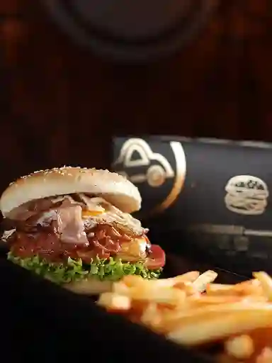 Bisteck a caballo rock burger