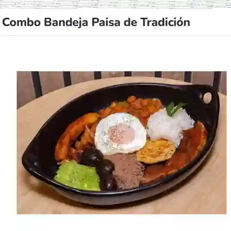 Combo bandeja paisa de tradición