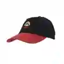 Gorra de Béisbol Bordada Luffy One Piece Negro y Rojo Miniso
