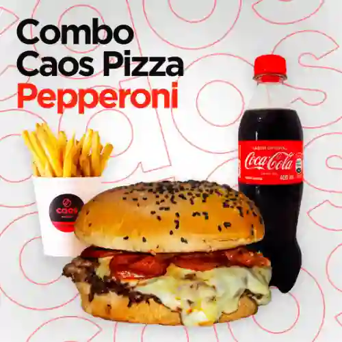 Combo Caos Pizza Pepperoni