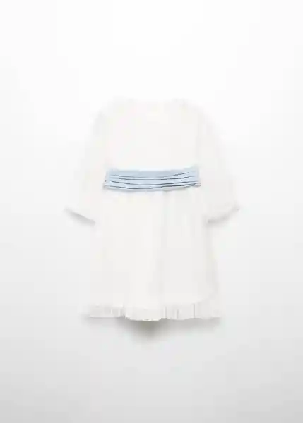 Vestido Lucib Offwhite Talla 97 Niñas Mango