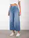 Jean Celeste Mujer Azul Índigo Medio Talla 10 Naf Naf