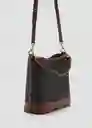 Bolso G Isoldo Marrón Talla 99 Mujer Mango