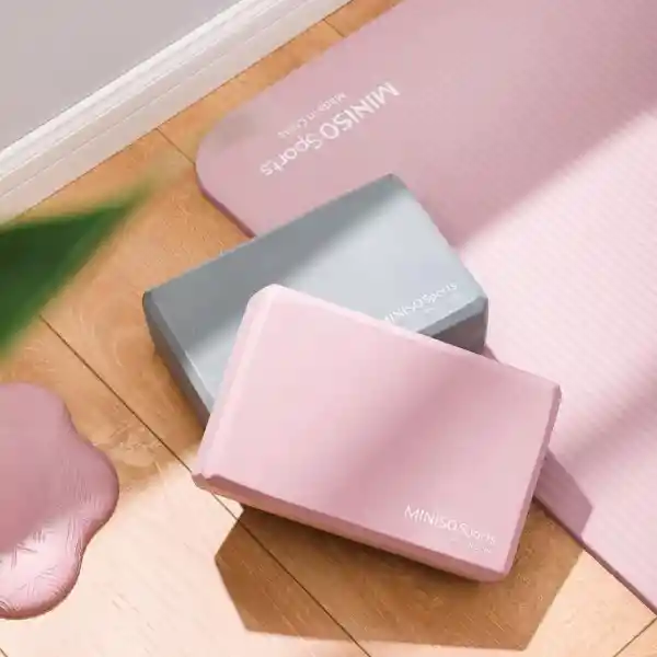 Bloque de Yoga Simple y Liso Gris Miniso Sports Miniso