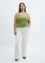 Top Klan Verde Talla S Mujer Mango