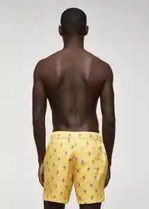 Short Bañador Caballo Amarillo Talla S Hombre Mango