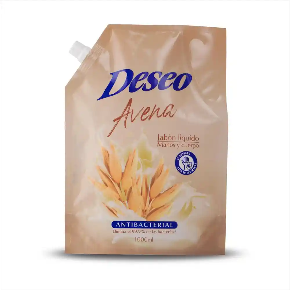 Deseo Jabón Líquido Avena Con Colágeno Doypack