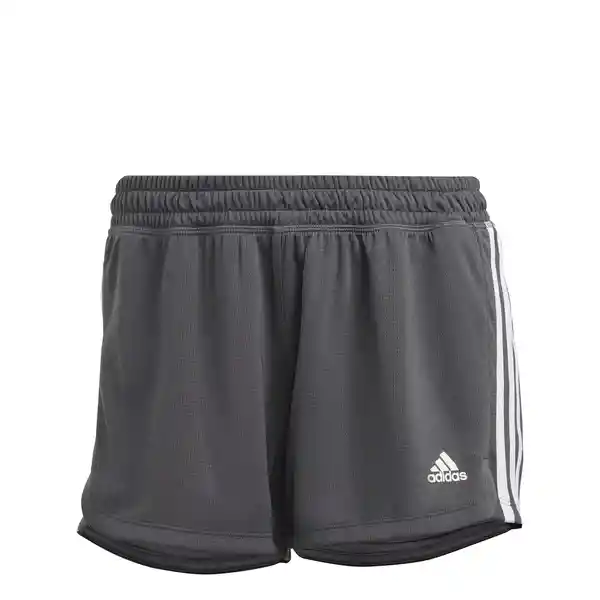 Adidas Short Pacer 3S Knit Para Mujer Gris Talla L Ref: HR7829