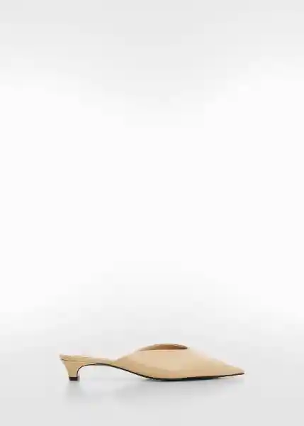 Zapatos Paris Beige Talla 37 Mujer Mango