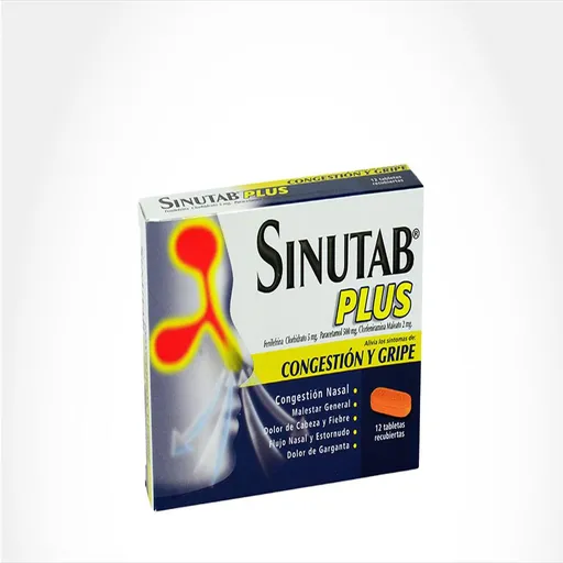 Sinutab Plus (5 mg / 500 mg / 2 mg) 