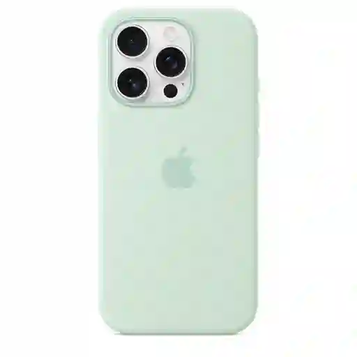 Apple iPhone 16 Pro Max Silicone Case With Magsafe Aguamarina
