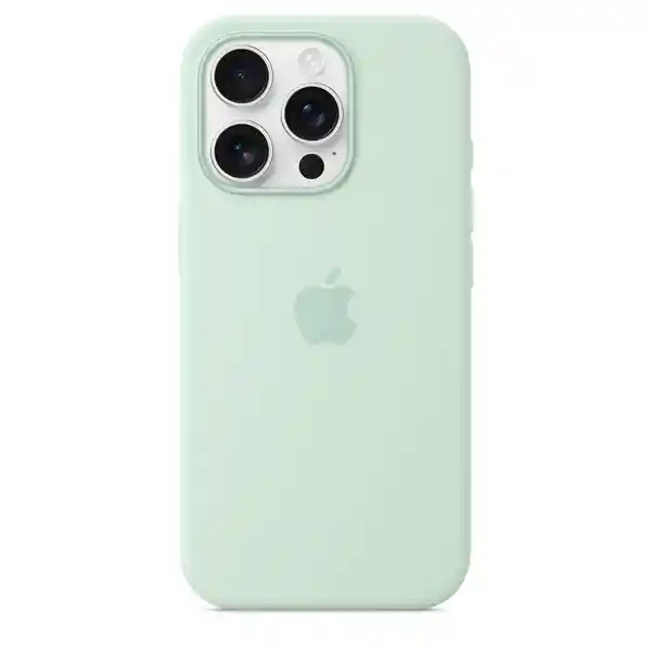 Apple iPhone 16 Pro Max Silicone Case With Magsafe Aguamarina