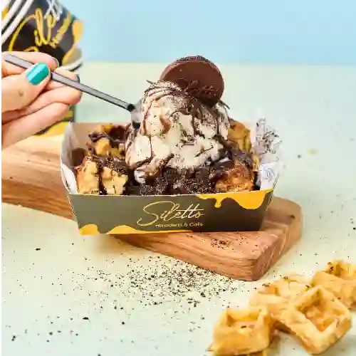 Waffletto Sencillo con Helado