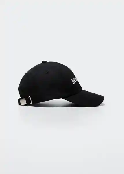 Gorra City Negro Talla 99 Mujer Mango