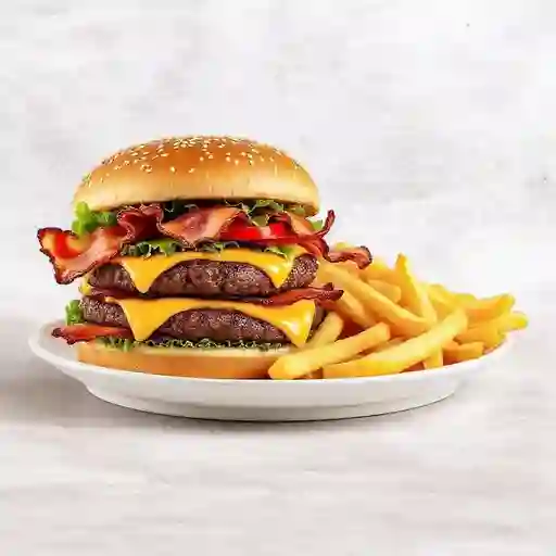 Hamburguesa doble carne