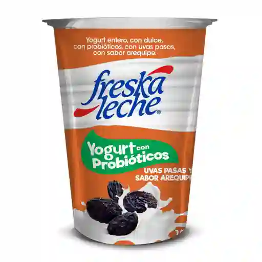 Freskaleche Yogurt Arequipe Con Pasas Vaso
