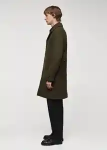 Abrigo Turen Khaki Talla S Hombre Mango
