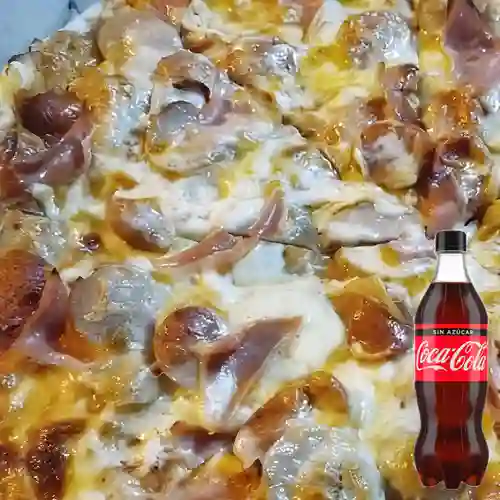 Combo Pizza Mixta 35cm + Coca-Cola Sin Azúcar 1.5 l