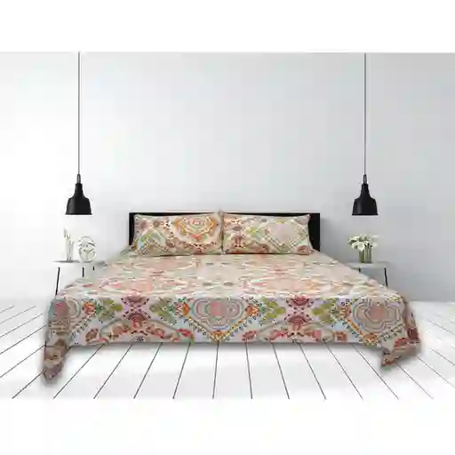 Sábana Cama Queen Estampado Mandala