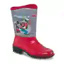 Disney Botas de Lluvia Mickey Arafat Niño Rojo Talla 30