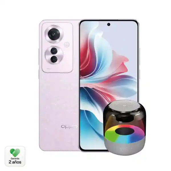 Oppo Reno Celular 11F 256Gb 8Gb Ram Púrpura + Speaker