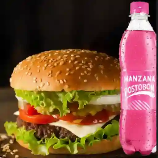 Combo de hamburguesa carne