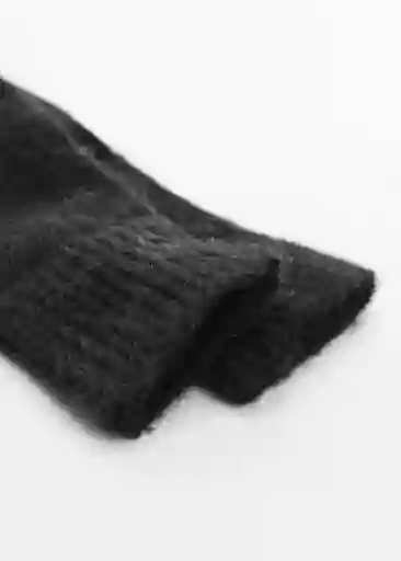 Guantes Beatriz Negro Talla 99 Mujer Mango