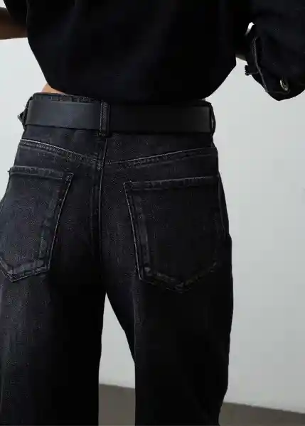 Jean 491G030 Negro Puro Ultraoscuro Talla4 Mujer 491G030 Naf Naf