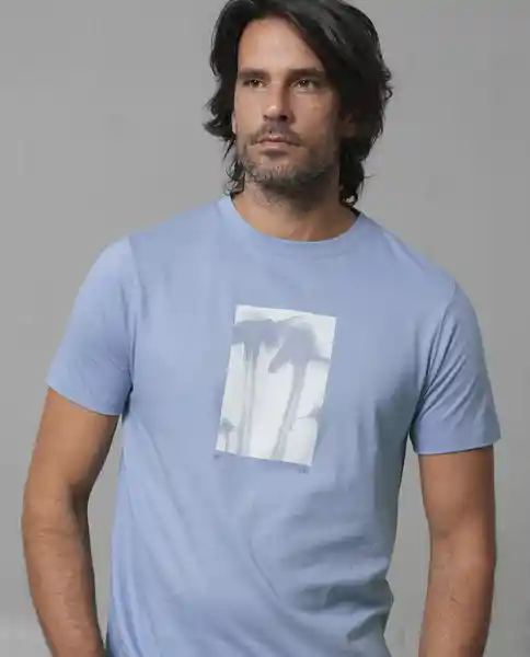 Camiseta Hombre Azul Talla XXL 109G005_AZU164408 Rifle