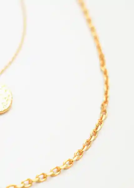 Collar Amarillo Dorado Oscuro 339G057 Naf Naf