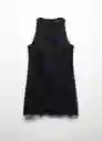 Vestido Tika Negro Talla S Mujer Mango