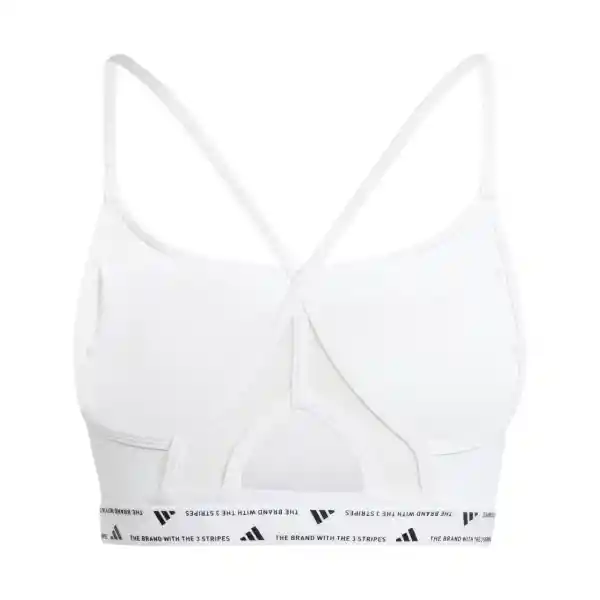 Adidas Top Aerct Ls Bra Mujer Blanco Talla SAB IU1745