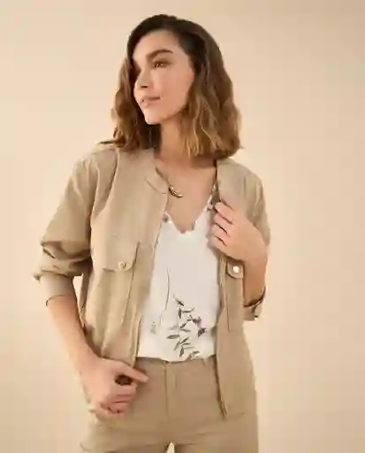 Camisa Blanco 0 Claro Talla M 412G025 Esprit