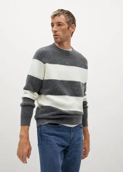 Jersey Sponge Gris Talla XXL Hombre Mango