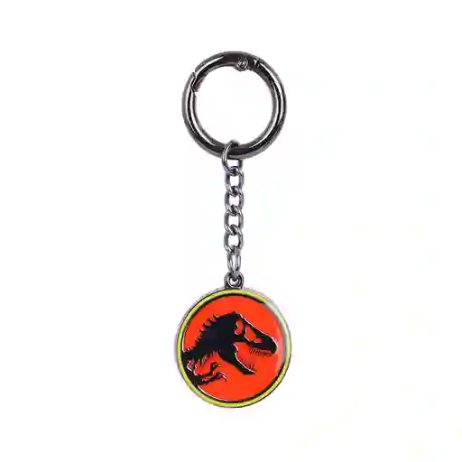 Llavero Logo Serie Jurassic World Rojo Miniso