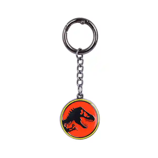 Llavero Logo Serie Jurassic World Rojo Miniso