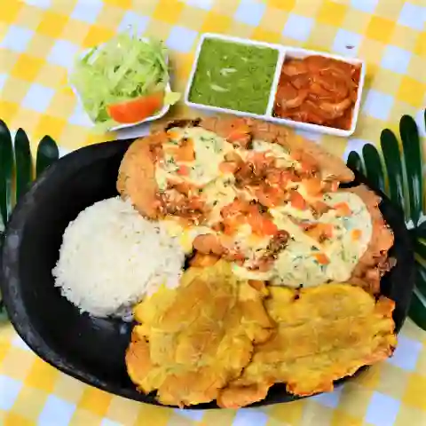 Chuleta de Pescado Napolitana