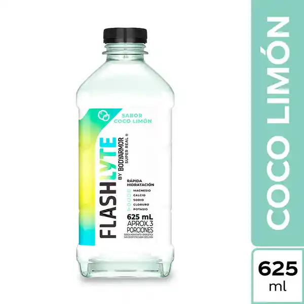 Flashlyte Bebida Hidratante Coco Limón Con Electrolitos 625 mL